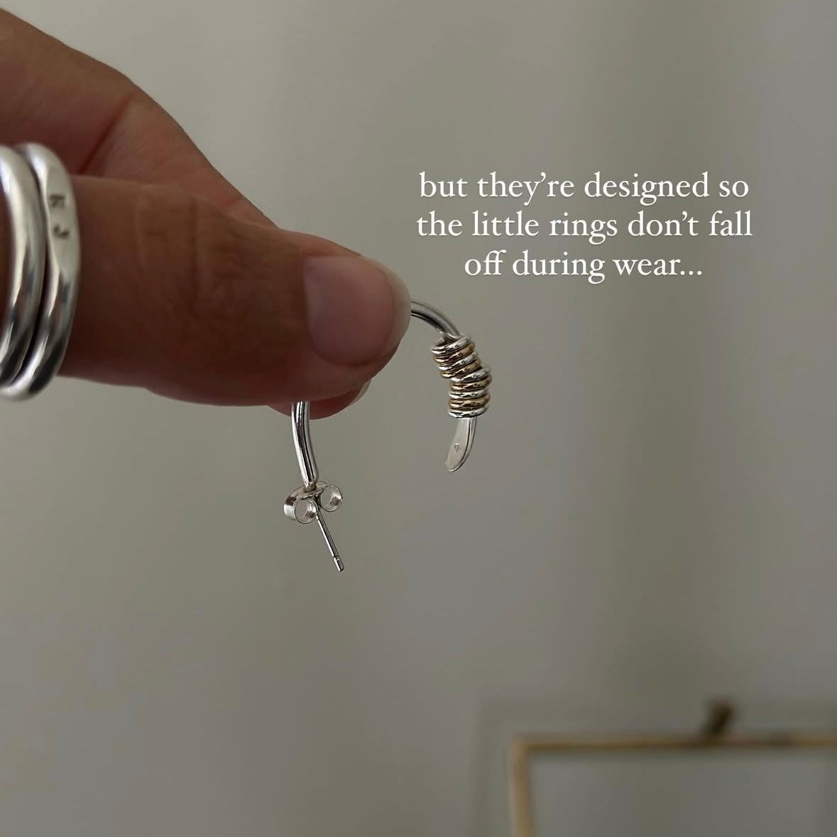 CALM Hoop Earrings ★