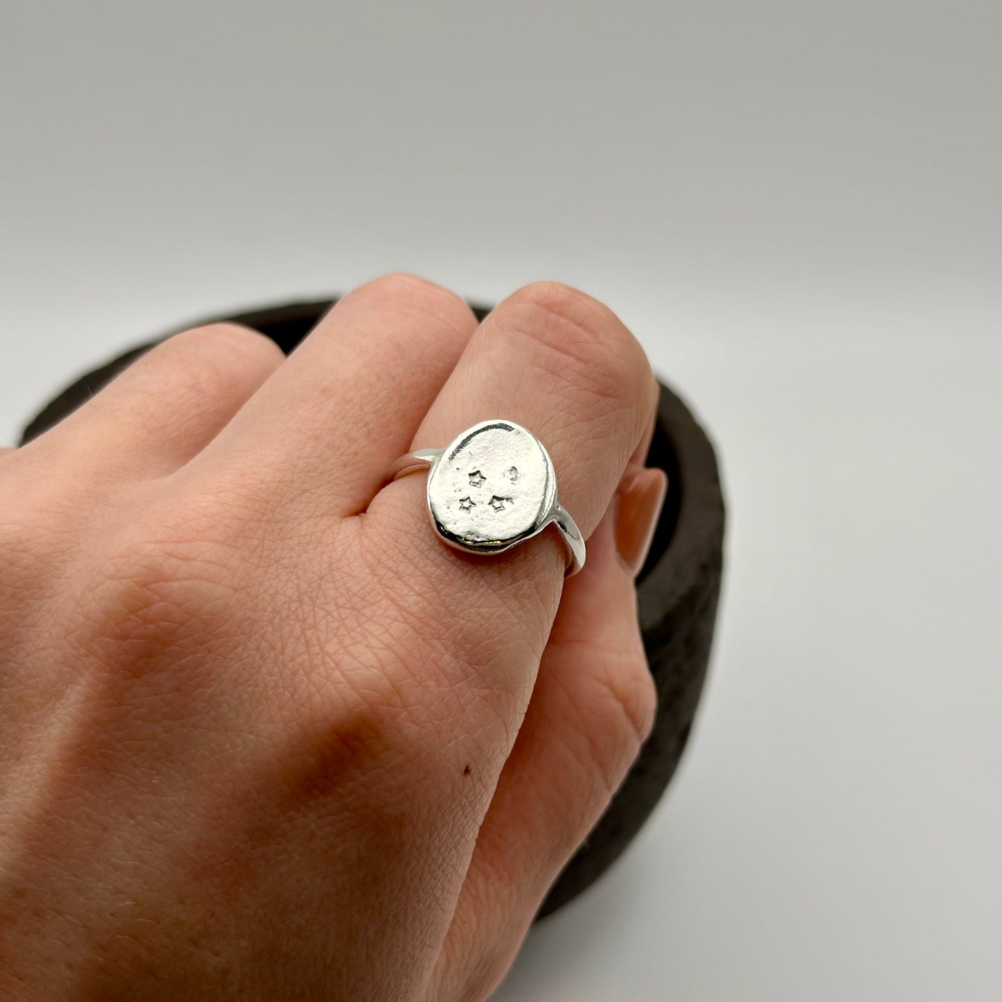 MIDI ORB STAR SIGNET Ring ★