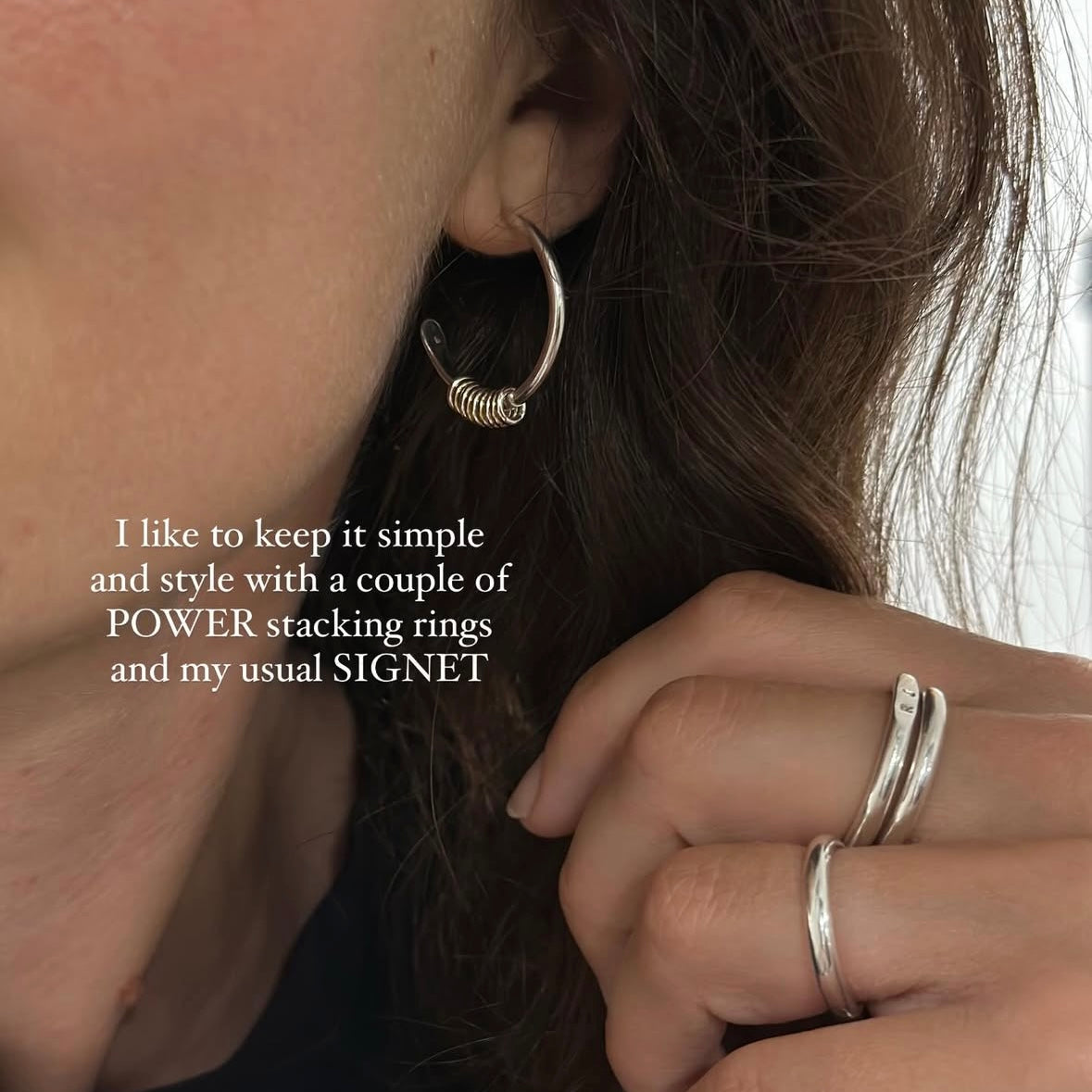 CALM Hoop Earrings ★