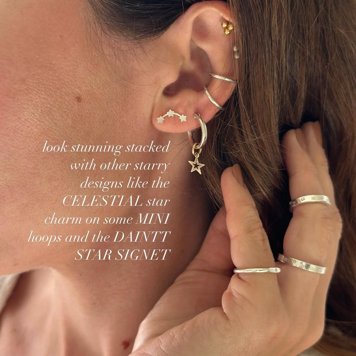 CLUSTER Stud Earrings ★