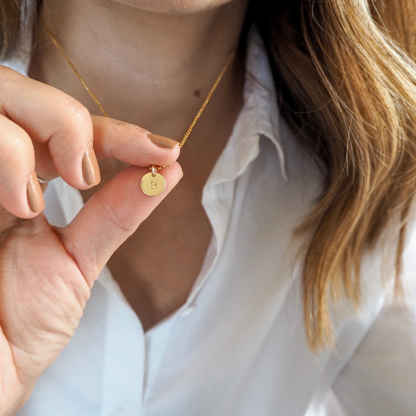 MINI Gold Initial Necklace ★