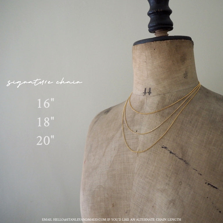 MINI Initial Necklace ★