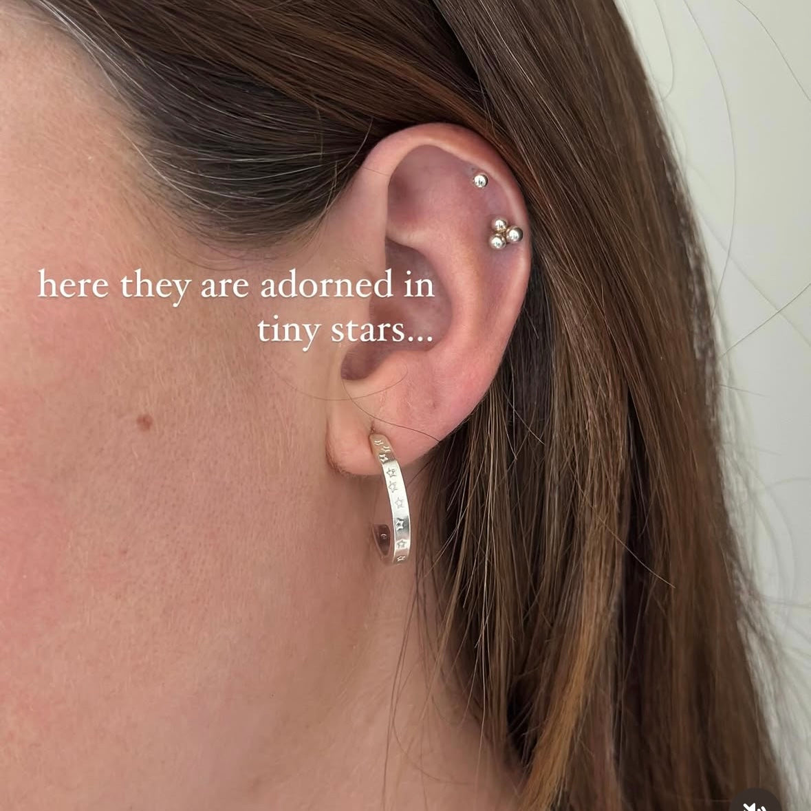 ASTERISM Hoop Earrings ★