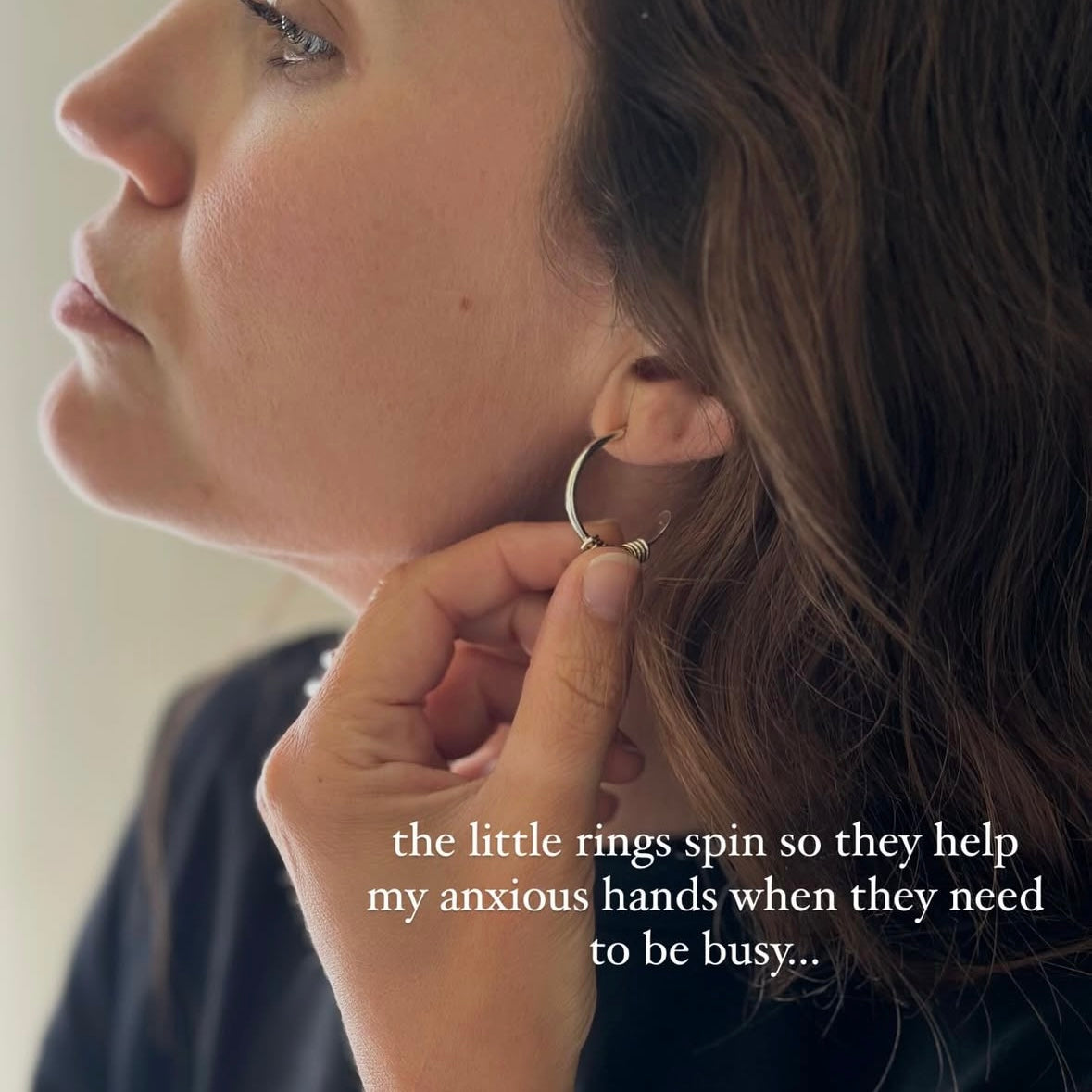 CALM Hoop Earrings ★