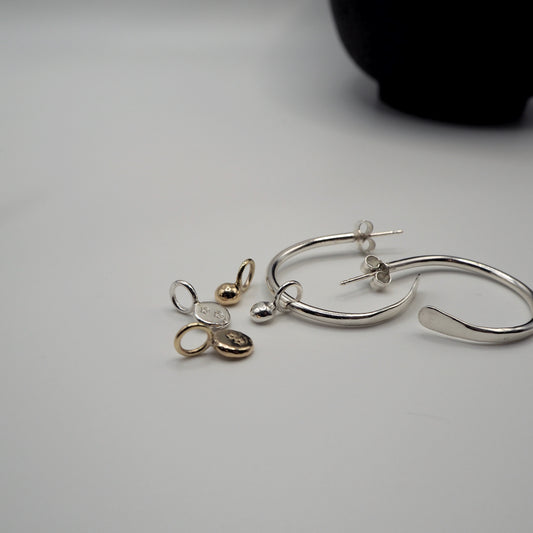 DROP ORB Hoop Charm ★