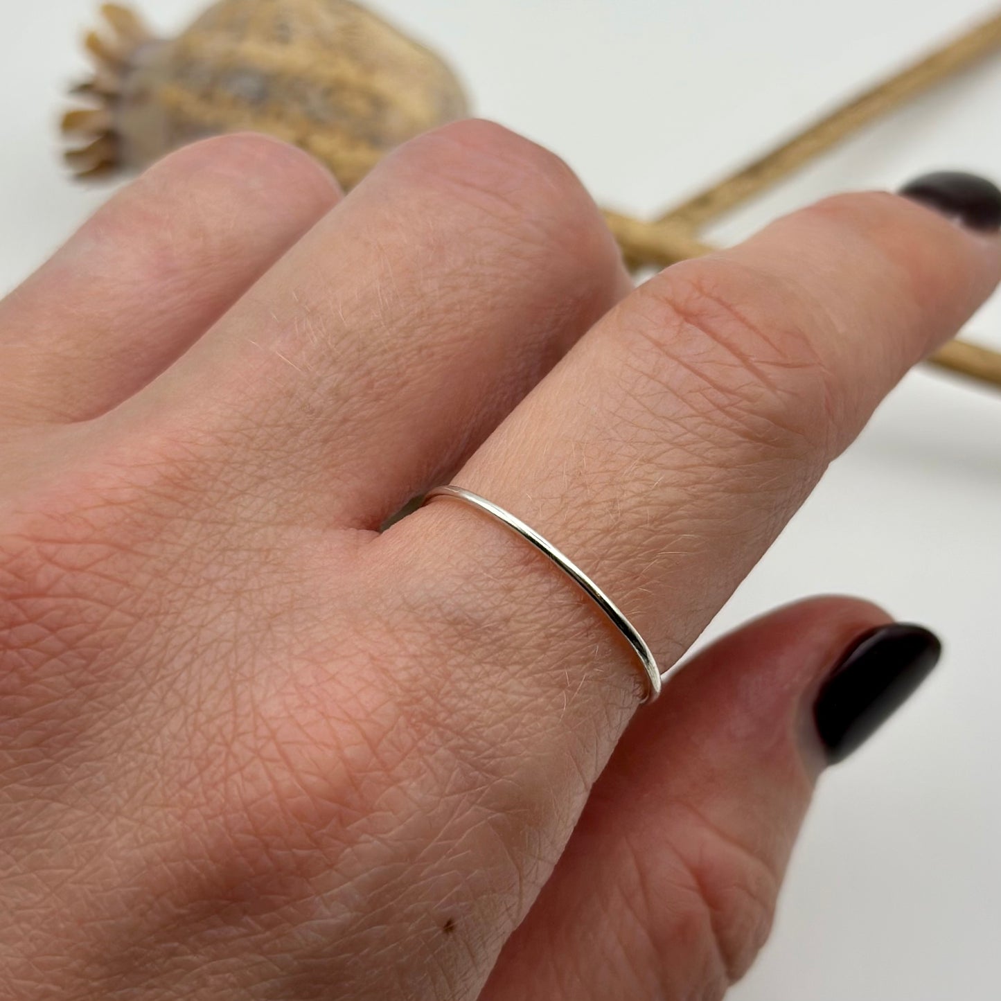 DAINTY Silver Stacking Ring ★