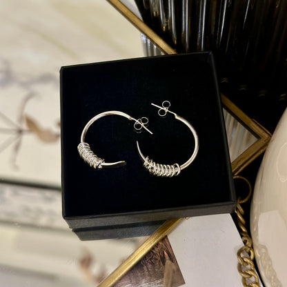 CALM Hoop Earrings