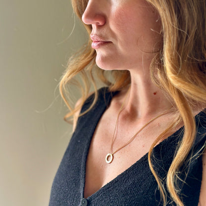 EMPOWER Gold Circle Necklace