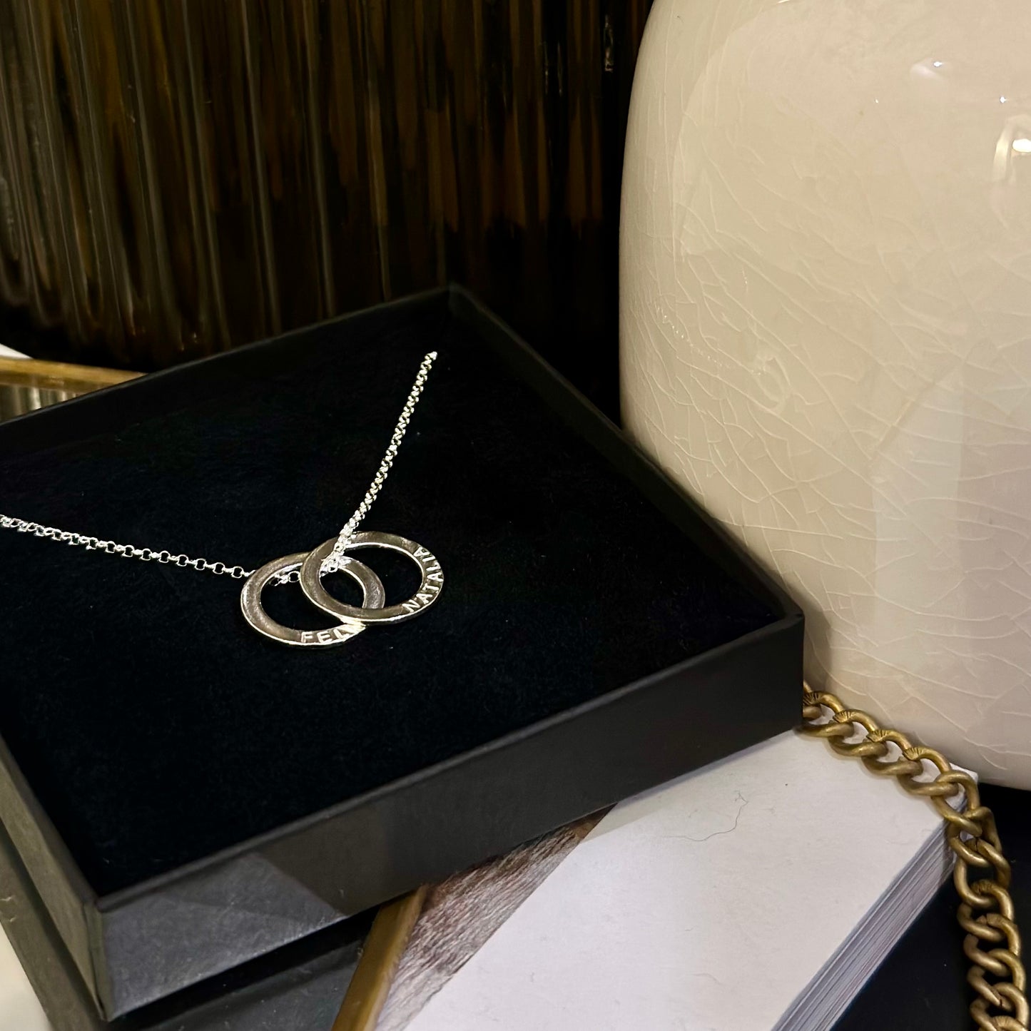 EMPOWER Silver Circle Necklace