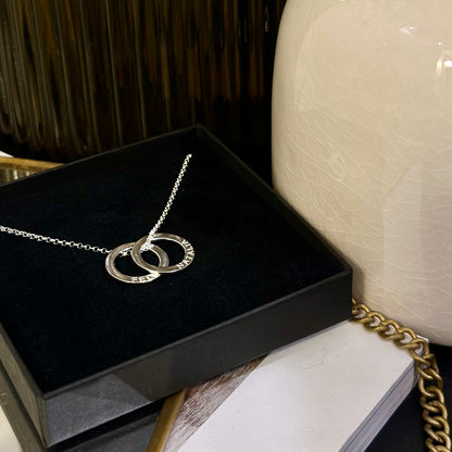EMPOWER Silver Circle Necklace