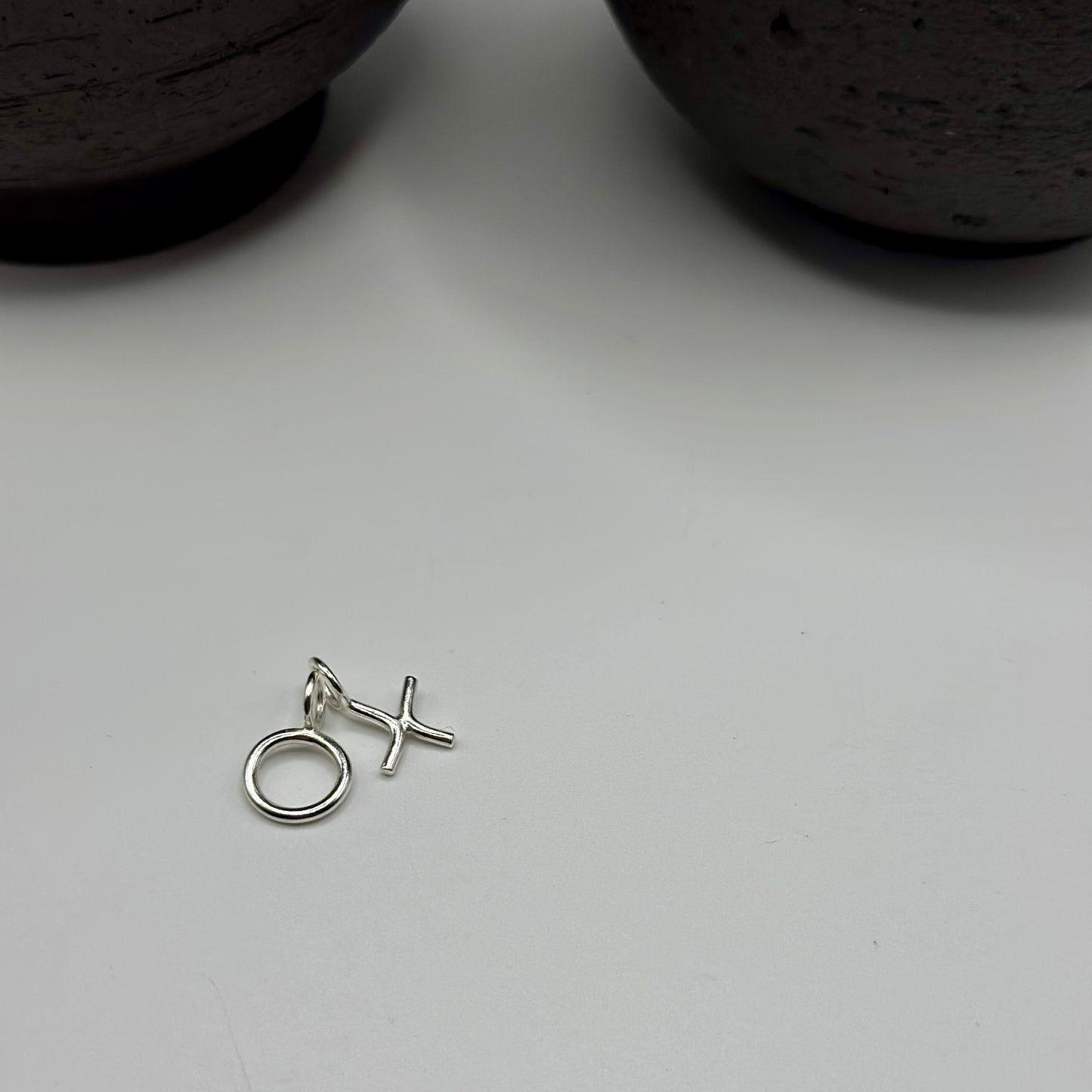 HUGS + KISSES Hoop Charms ★