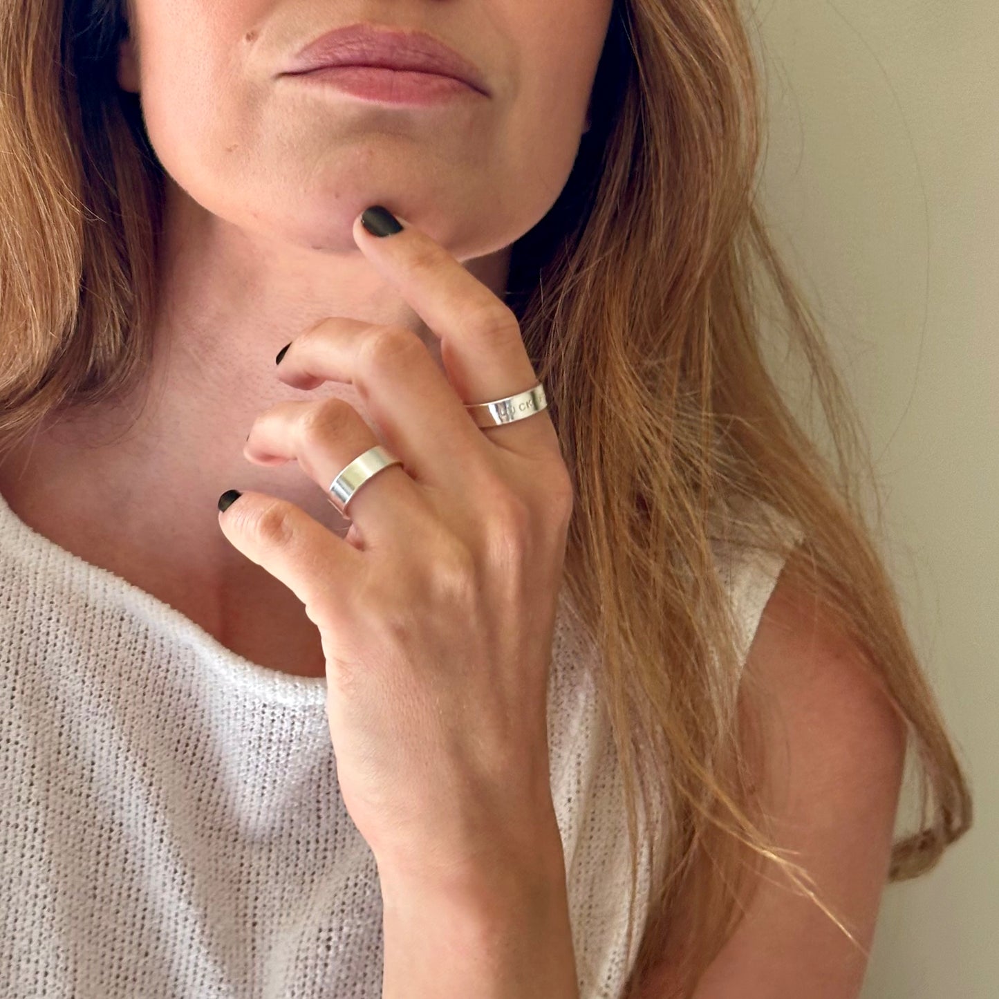 MAXI STORY Silver Ring