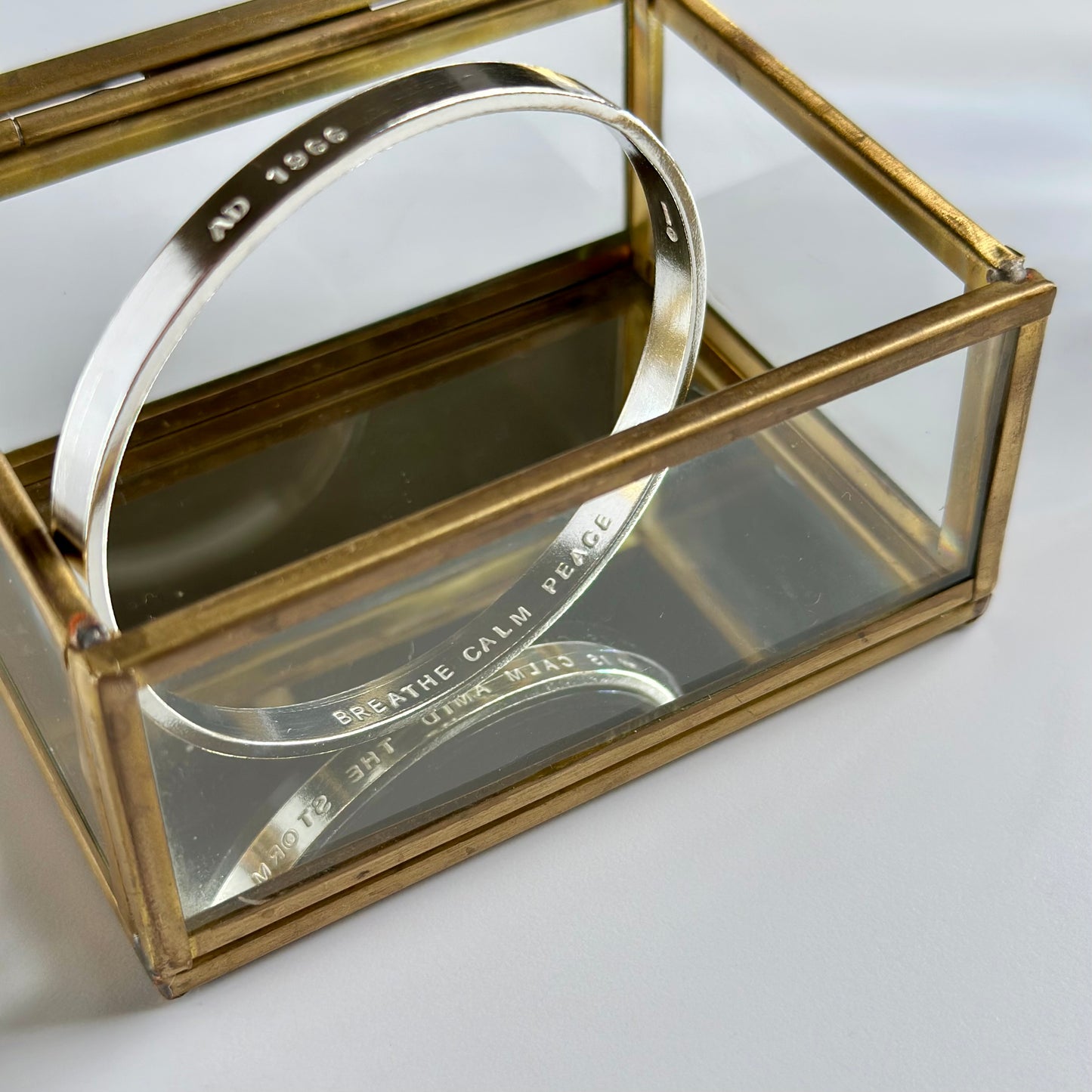MAXI PHASE Silver Bangle