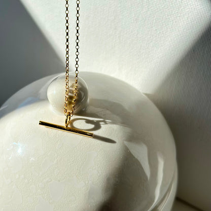 DAINTY STRENGTH T-Bar Necklace