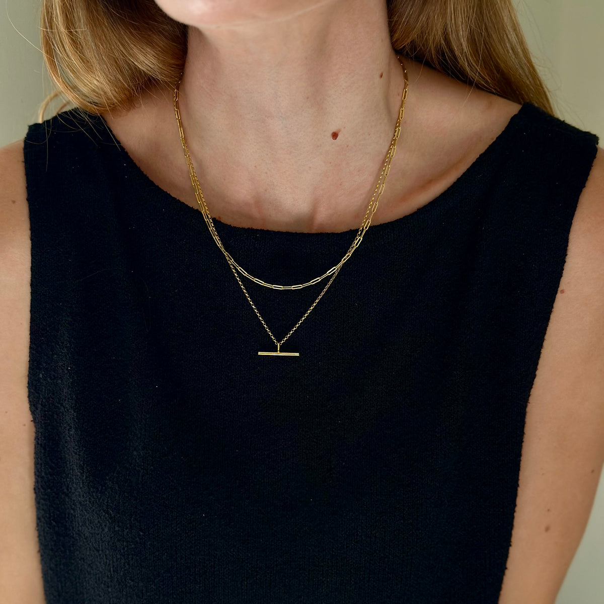 DAINTY STRENGTH T-Bar Necklace