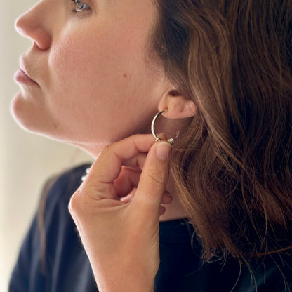 CALM Hoop Earrings ★