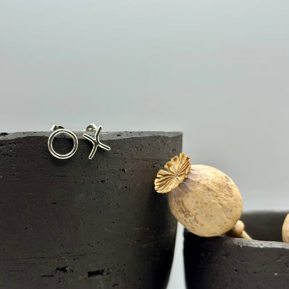 HUGS + KISSES Studs ★