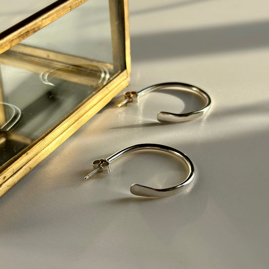 SIGNET Hoop Earrings