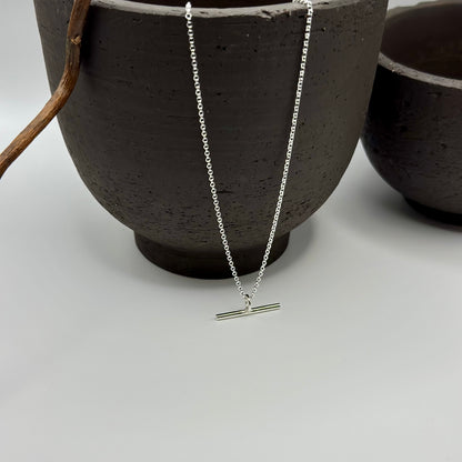 DAINTY STRENGTH T-Bar Necklace ★