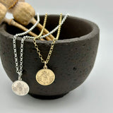 ST CHRISTOPHER Silver Necklace ★