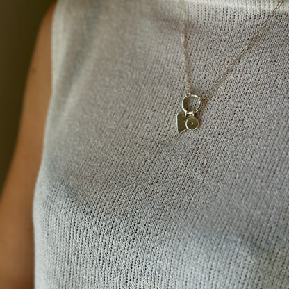 CHAPTER MAXI Charm Silver Necklace