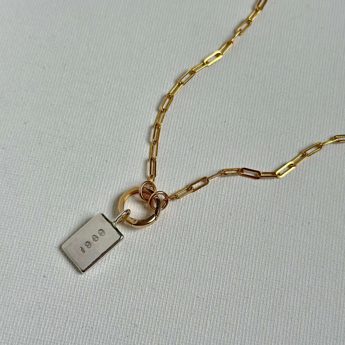 CHAPTER MINI Charm Gold Necklace