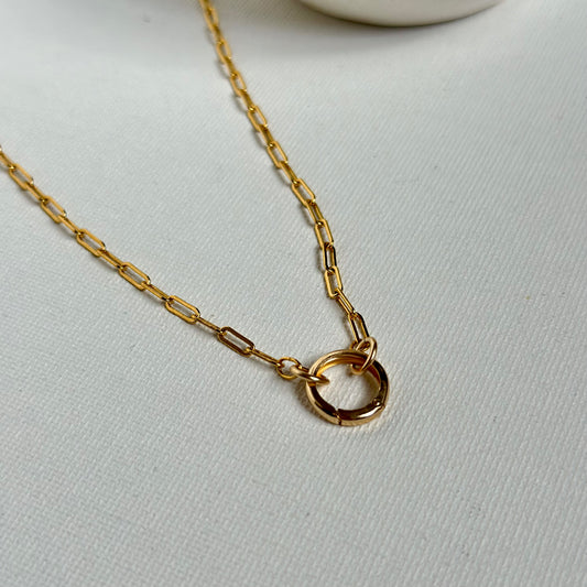 CHAPTER MINI Charm Gold Necklace