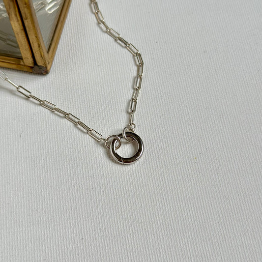 CHAPTER MINI Charm Silver Necklace