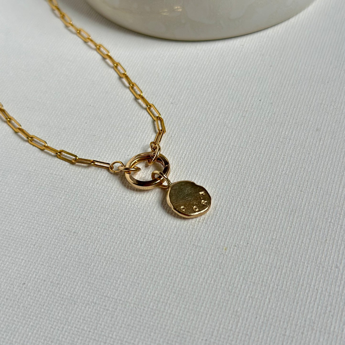CHAPTER MINI Charm Gold Necklace