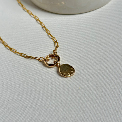 CHAPTER MINI Charm Gold Necklace