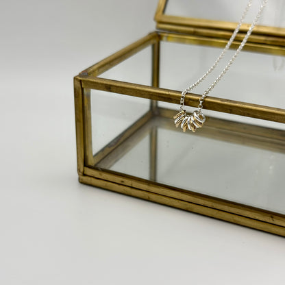 CALM SILVER AND GOLD ANXIETY RELIEF NECKLACE
